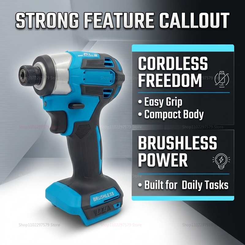 Cordless Brushless Impact Powe - Power Tools Construction review and price