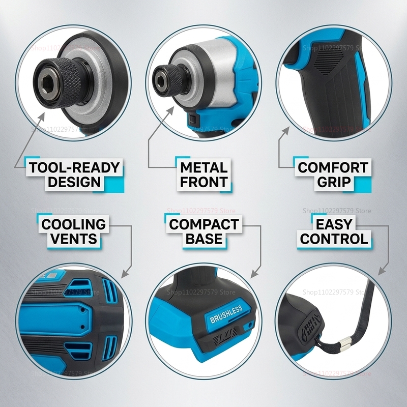 Cordless Brushless Impact Powe - Power Tools Construction review and price