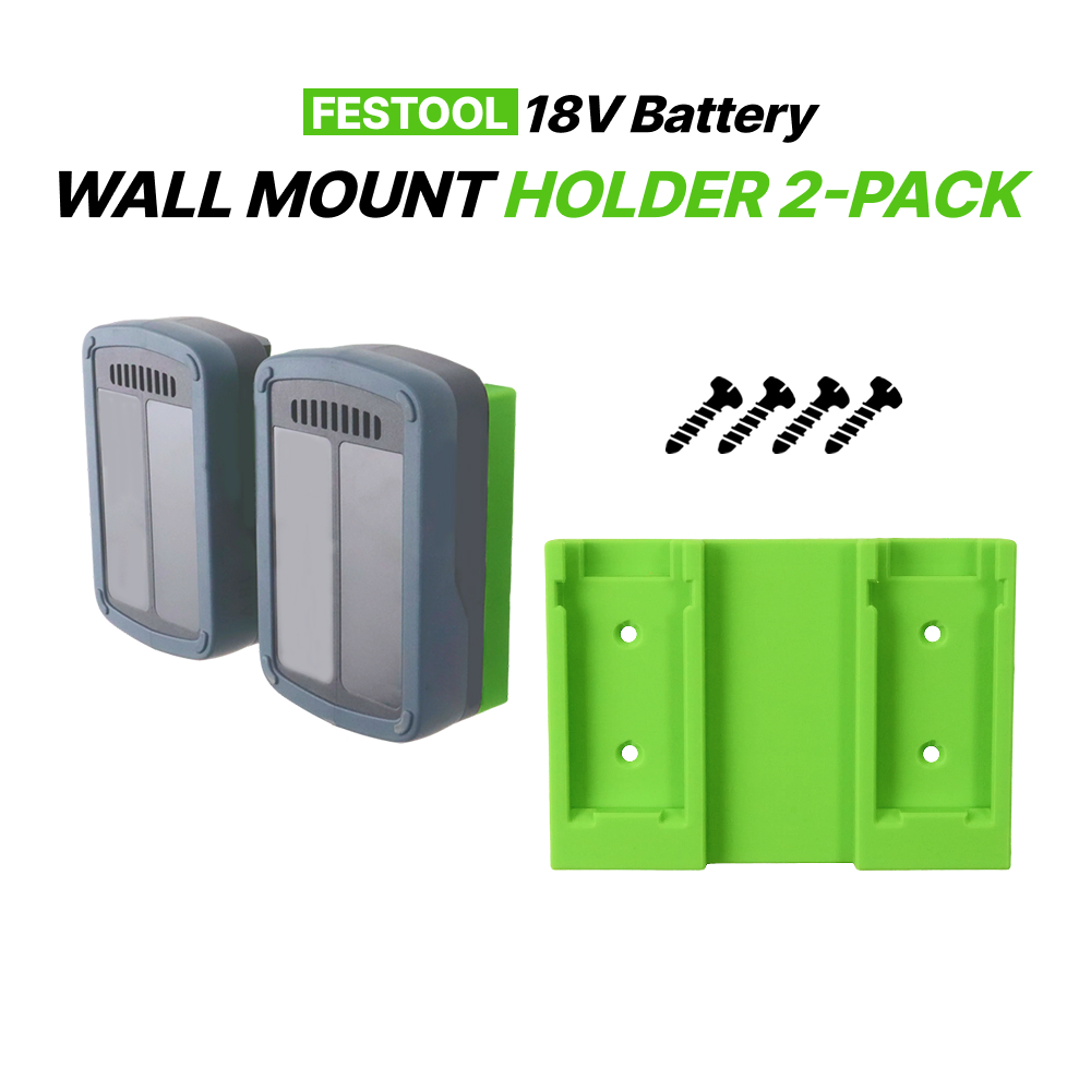 2-Pack Dual Slot Battery Wall  - Power Tools Festool review and price