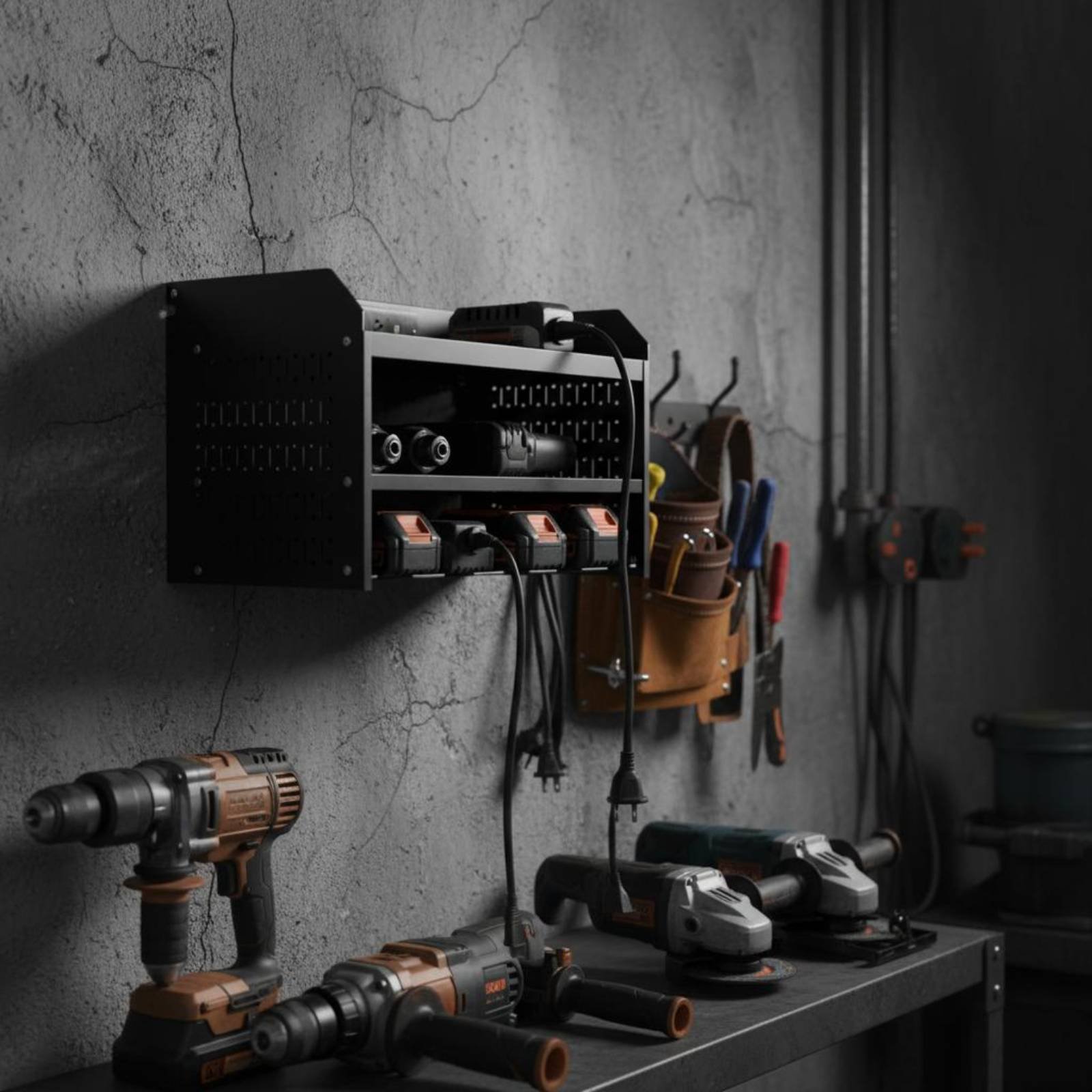 Electric Drill Organizer Charg - Power Tools Organizer Diy review and price