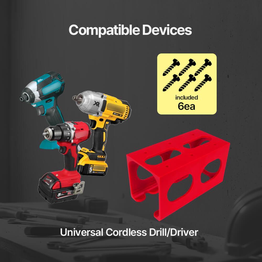 Universal 18V Drill Wall Mount - Power Tools Holder review and price