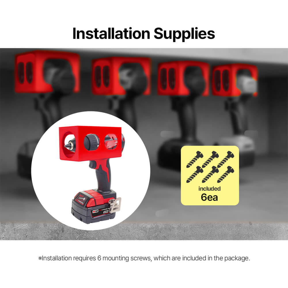Universal 18V Drill Wall Mount - Power Tools Holder review and price
