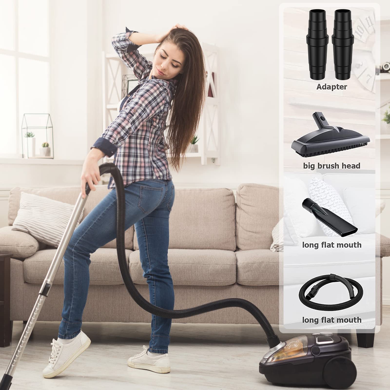 Airtight Universal Vacuum Hose - Vacuum Cleaner Power Tools review and price