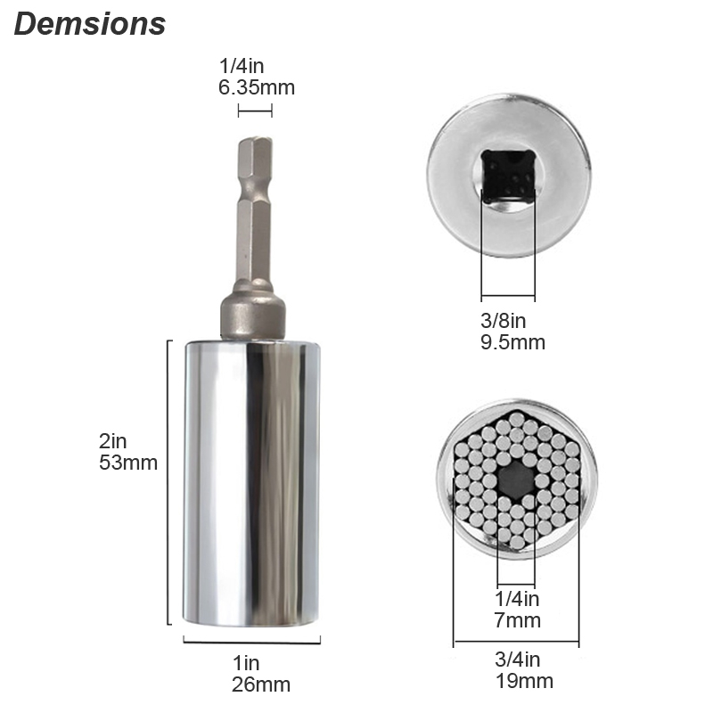 Universal Socket Wrench Head S - Power Z Tools review and price