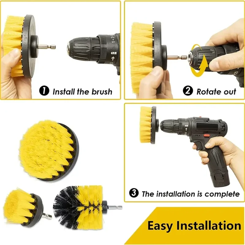 3 pcs/set drill brush set powe - Power Z Tools review and price