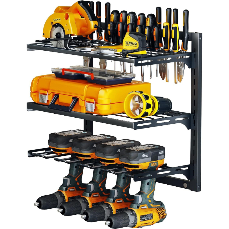 Power Tool Storage Rack 3 Laye - Power Tools Organizer Diy review and price