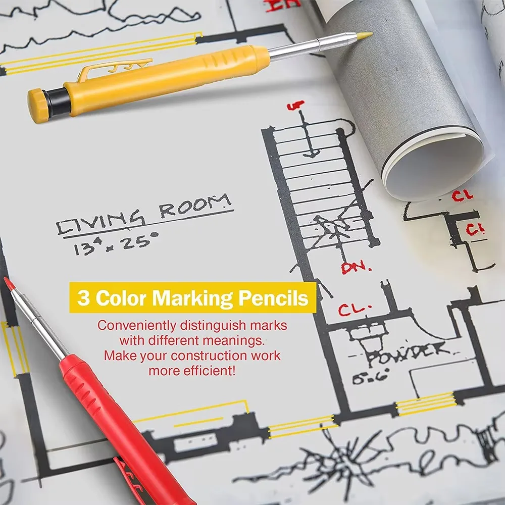 Solid Carpenter Pencil Set Woo - Power Tools Construction review and price